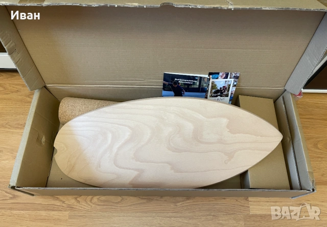 Продавам Wahu Blue Ocean Balance Board – пълен комплект, в отлично състояние / като нов., снимка 2 - Скейтборд, ховърборд, уейвборд - 54074858