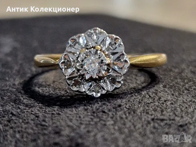 Златен пръстен. 18 Карат