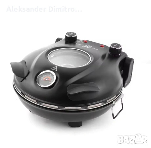 Немска електрическа фурна за пица с каменна плоча Klaif electric pizza maker 420 градуса, 1200W