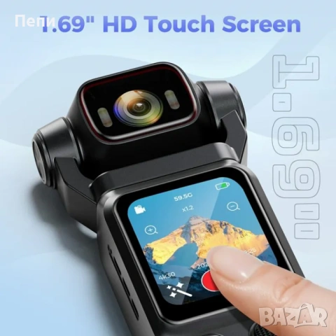 4K Action Camera with Touchscreen & Gyro Stabilization, снимка 7 - Камери - 54508437