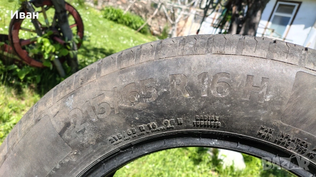 Летни гуми continental 215/65 r16, 3 броя SUV, снимка 7 - Гуми и джанти - 54327588