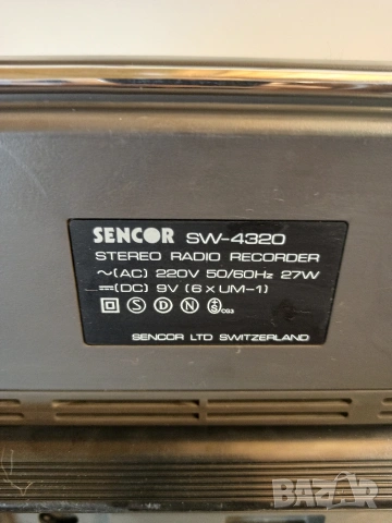 SENCOR SW 4320, снимка 12 - Радиокасетофони, транзистори - 54429554