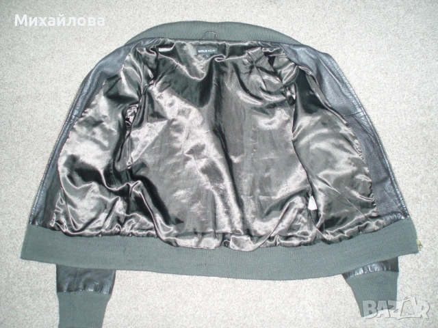 Дамско кожено яке , снимка 3 - Якета - 54352799