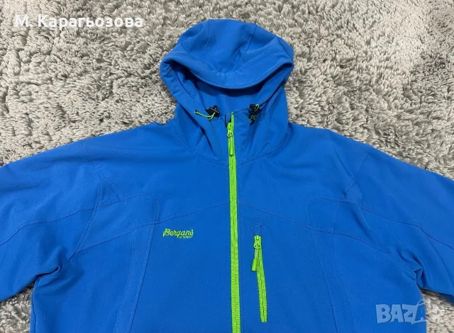 Мъжко софтшел яке Bergans of Norway Kjerag, Размер XL, снимка 3 - Якета - 55683874