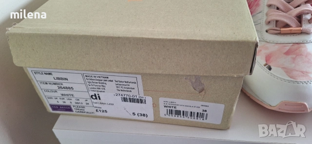 Ted Baker нови маратонки UK5/38-24.5см, снимка 4 - Маратонки - 54577769