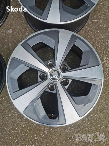 джанти Skoda 5x112 16, снимка 5 - Гуми и джанти - 54527998