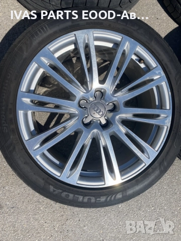 Летни гуми с джанти 20”
275/40/20
Audi A8/5x112, снимка 4 - Гуми и джанти - 55624506