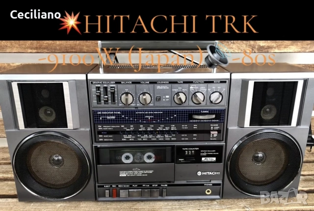 Радиокасетофон HITACHI TRK-9100W -(Japan)