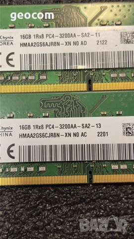 32GB (2x16GB) DDR4 SK-Hynix PC4-3200AA (3200Mhz,CL-22,1.2V), снимка 3 - RAM памет - 55189203