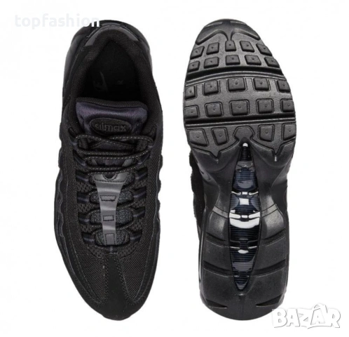 Nike Air Max 95 Triple black , снимка 4 - Маратонки - 54581798