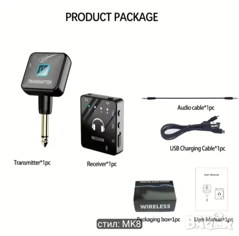 Wireless in air monitor system-15€