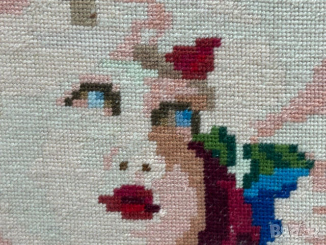 Ушит Гоблен "Мадоната с младенеца", снимка 6 - Гоблени - 54086819