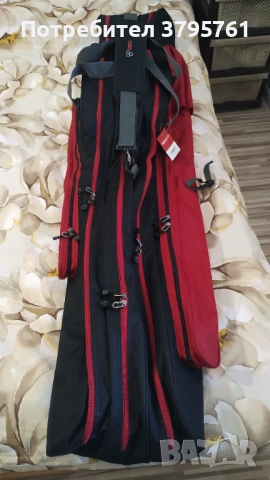 Троен калъф Delphin 145см., снимка 5 - Въдици - 52187660