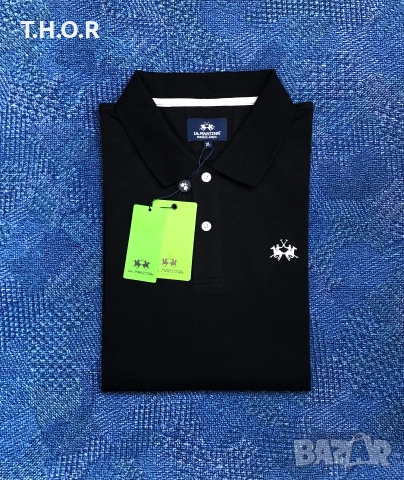 La Martina Polo Shirt ОРИГИНАЛНИ мъжки поло тениски - L/XL, снимка 11 - Тениски - 54982167
