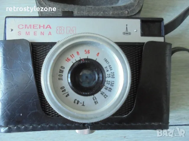 № 8721 Стар съветски фотоапарат СМЕНА 8М / SMENA 8M – ЛОМО СССР   , снимка 2 - Други ценни предмети - 55600581