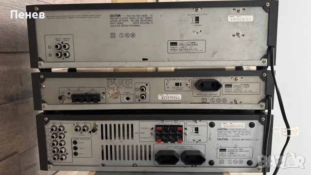 Сет Sansui made in Japan, снимка 3 - Ресийвъри, усилватели, смесителни пултове - 55275423