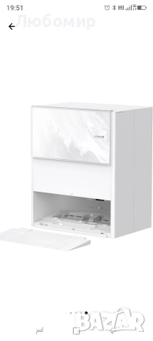 Робот прахосмукачка с моп Dreame Aqua 10 Ultra Track RLR81CE-WH, Технология TrackSync, снимка 11 - Прахосмукачки - 54543090
