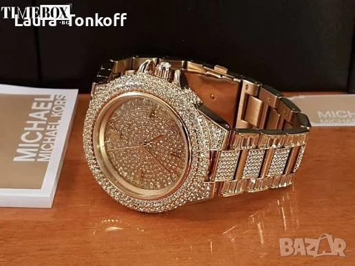 Часовник за жени Michael Kors MK5720 Camille Crystal Rose Gold нов, снимка 2 - Дамски - 55150303