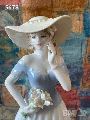 Статуетка Coalport ,,Spring”, снимка 2 - Колекции - 54294770