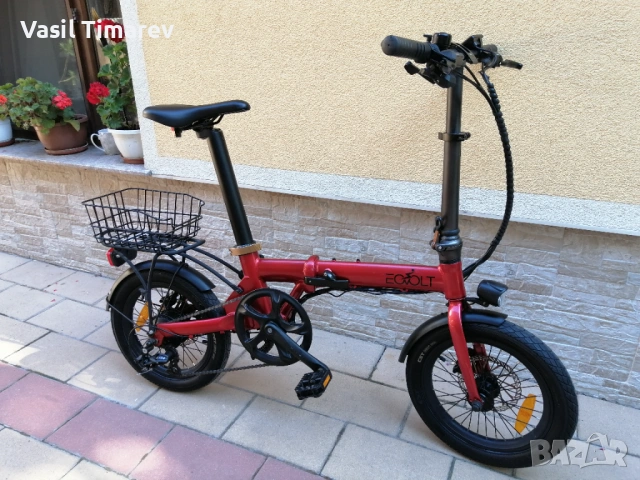 Eovolt Ebike klapprad 16* Хидравлични дискови спирачки!! 