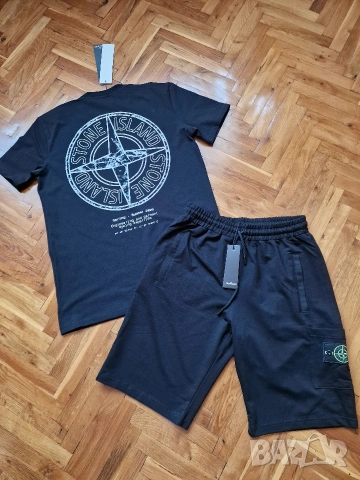 Страхотен мъжки екип STONE ISLAND размер M L XL 2XL 7, снимка 2 - Спортни дрехи, екипи - 54504315