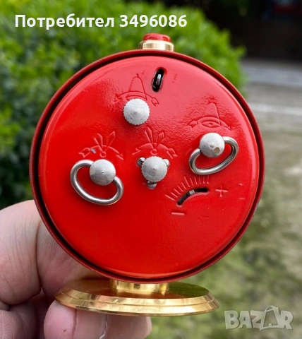 Стар съветски механичен будилник СЛАВА 11 камъка, снимка 10 - Колекции - 54058898