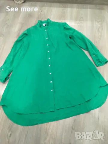 TIFFANI Italy 100% лен рокля S/M, снимка 8 - Рокли - 53573944