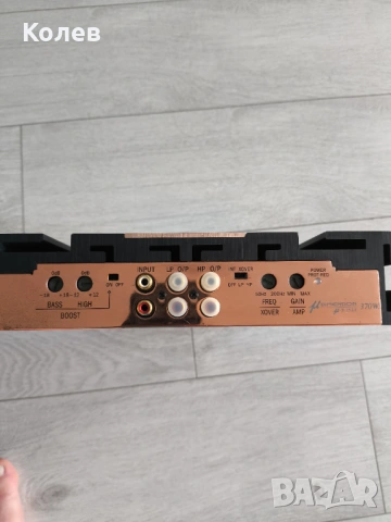 2 канален усилвател стъпало за бас каса субуфер subwoofer  made in japan , снимка 3 - Ресийвъри, усилватели, смесителни пултове - 54754498