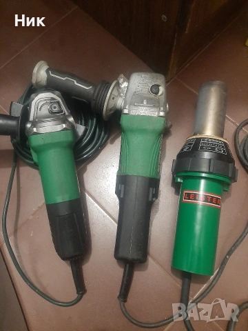 Пистолет Leister и ъглошлайфи Хикоки, снимка 2 - Ъглошлайфи - 54476880