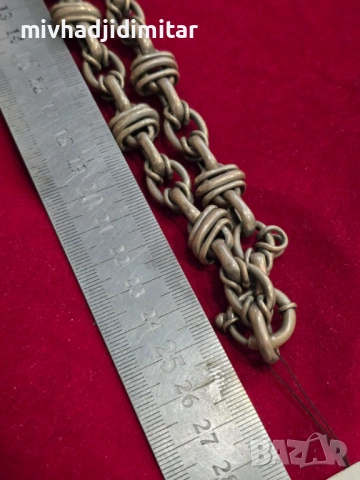 ***Уникат*** Сребърен синджир - 82.51 гр, снимка 3 - Колиета, медальони, синджири - 54340564