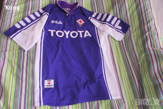 винтидж фланелка Fila Fiorentina ITALIA Фила Италия Левски Brentford Puma Фиорентина Брентфорд , снимка 3 - Футбол - 54809263