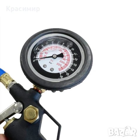 Манометър за гуми , снимка 3 - Аксесоари и консумативи - 54971277