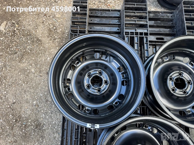 4бр.НОВИ ЖЕЛЕЗНИ ДЖАНТИ 15цола 5x100 за Skoda,Vw,Seat, снимка 11 - Гуми и джанти - 54917646