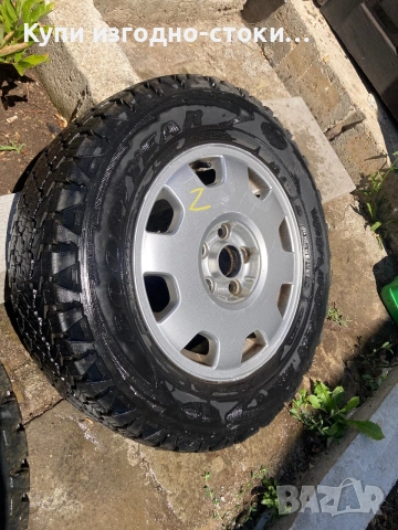 Гуми Офроуд Goodyear 205/70/15 с джанти Ауди 5х112, снимка 3 - Гуми и джанти - 55231714