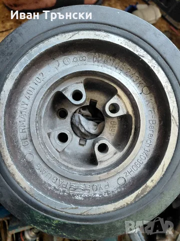 Оригинална демпферна шайба за колянов вал 1.9 TDI (028105243K) - VW / Audi / SEAT, снимка 4 - Части - 55344734