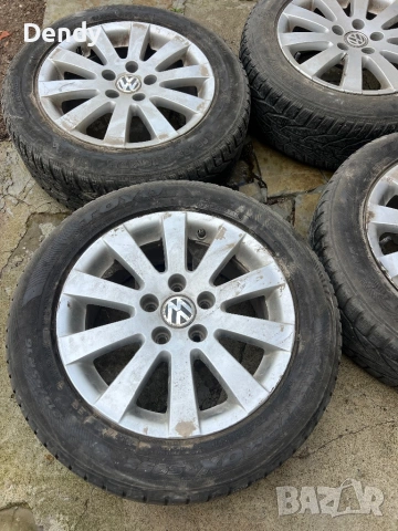 Джанти за vw със зимни гуми, снимка 2 - Гуми и джанти - 54111505