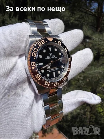Rolex GMT-Master II Rootbeer Мъжки Часовник С Автоматичен Механизъм Код Chronolux39, снимка 4 - Мъжки - 55640103