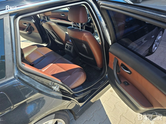 BMW 320d E91 163 к.с. Автомат, Панорама, Кожа, Keyless, Подгрев, снимка 9 - Автомобили и джипове - 55033975