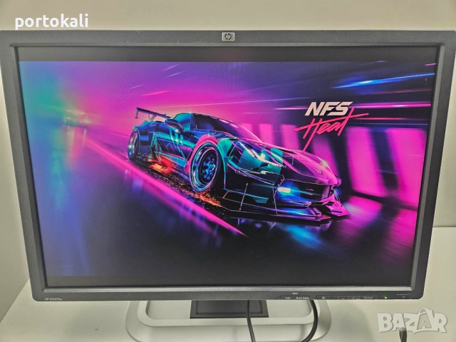 +Гаранция! HDMI IPS Монитор HP LP2475w 24" инча + кабел, снимка 2 - Монитори - 54012472