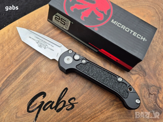 Автоматичен нож Microtech LUDT Tactical 1135-10T, снимка 6 - Ножове - 54485367