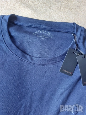 Синя Тениска, снимка 2 - Тениски - 53975793