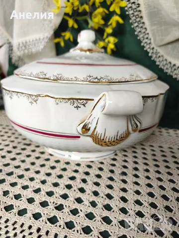 Френски супник с райска птица , снимка 4 - Чинии - 55577366