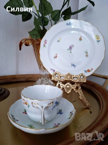 Чаша Meissen , снимка 9 - Антикварни и старинни предмети - 54989140