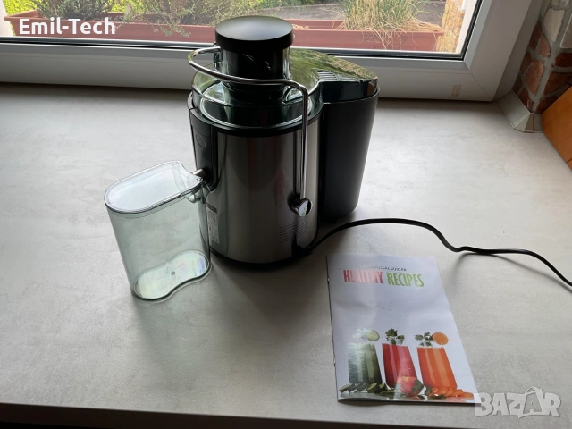 Сокоизстисквачка Juilist 800W, неръждаема стомана, 2 скорости, снимка 7 - Сокоизстисквачки и цитрус преси - 55225081