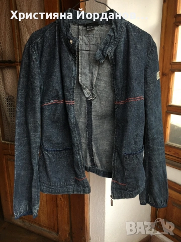 Винтидж дънково яке Diesel, M, снимка 8 - Якета - 54328363