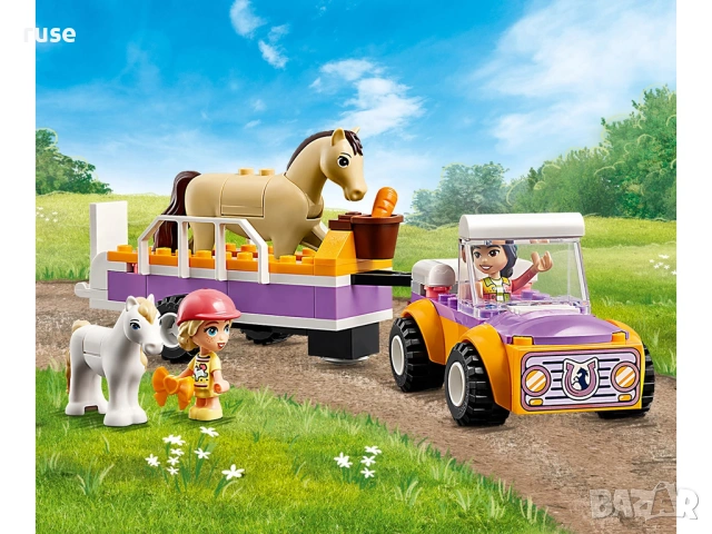 НОВИ! LEGO® Friends 42634 Ремарке за кон и пони, снимка 5 - Конструктори - 54123727