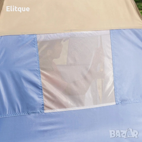 Универсална палатка за къмпинг, плаж, съблекалня или душ - 110x110x190 см, UV защита, снимка 8 - Други стоки за дома - 54196052