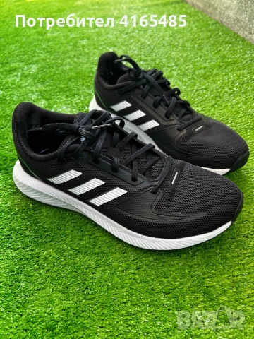 Оригинални черни Adidas маратонки - много добро състояние, снимка 2 - Маратонки - 54873403
