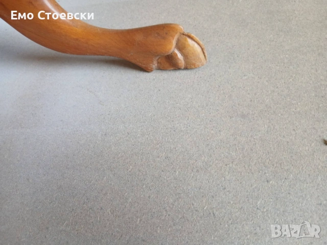 Стилна дървена масичка за кафе, снимка 3 - Маси - 54671495