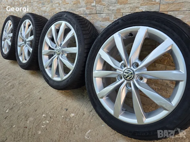 Продавам ОРИГИНАЛНИ Джанти Volkswagen 17цола 5x112 57,1 Golf 5,6 Audi a4,a6,a8 Pasat 4,5. 6J ET48, снимка 2 - Гуми и джанти - 55469190